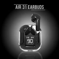 Air31 Earbuds Wireless Crystal Transparent Body
