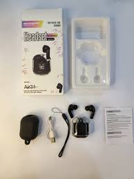 Air31 Earbuds Wireless Crystal Transparent Body